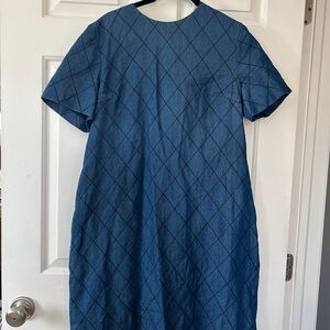 Kate Spade Blue Quilted Dress